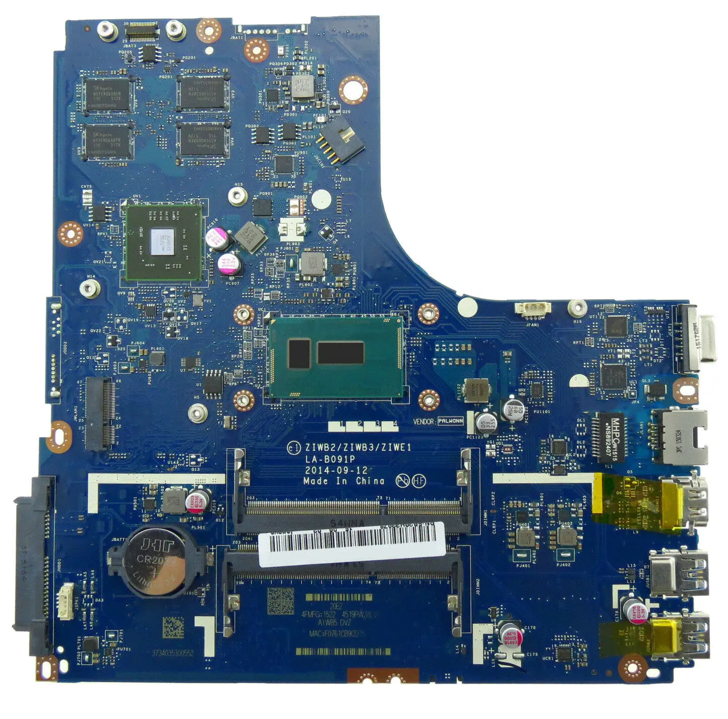 FOR Lenovo b50-80 305-15ibd Motherboard la-b091p i3-5005u Radeon r5 m330 2gb
FOR Lenovo b50-80 305-15ibd Motherboard la-b091p i3-5005u Radeon r5 m330 2gb