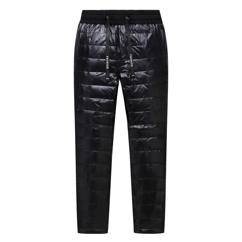 Resistant Heavyweight Cold Duck Down Pants 2023 New Arrivals Winter Keep Warm Black Glossy Men Elastic Waist Trousers
Resistant Heavyweight Cold Duck Down Pants 2023 New Arrivals Winter Keep Warm Black Glossy Men Elastic Waist Trousers