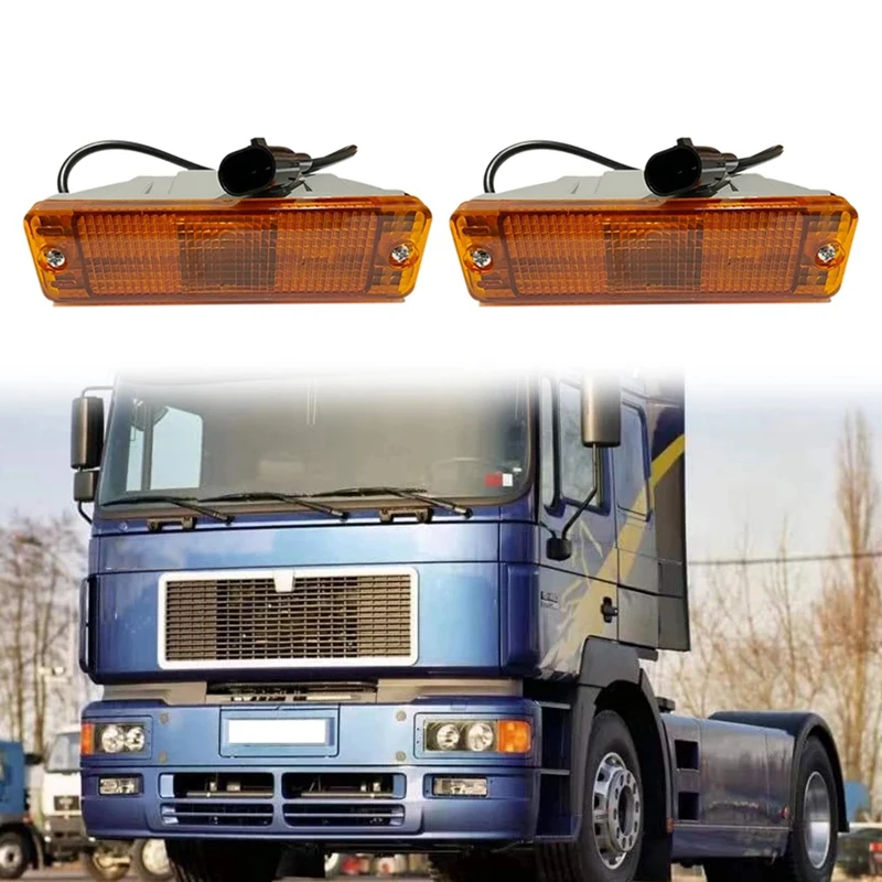 2Pcs Truck Front Bumper Lampshade Bumper Light Truck Accessories for MAN Truck 81253206082
2Pcs Truck Front Bumper Lampshade Bumper Light Truck Accessories for MAN Truck 81253206082