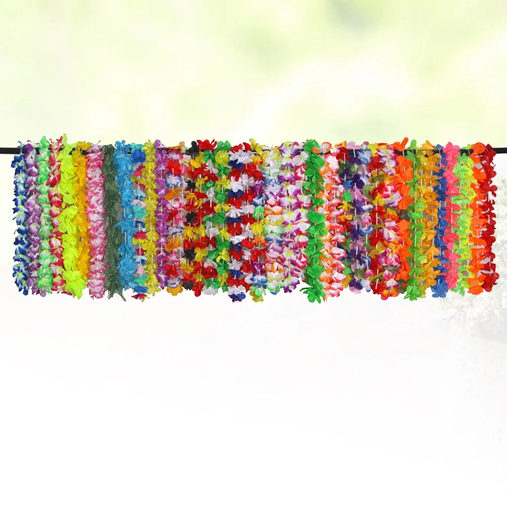 42pcs Garland Colorful Simulation Hawaiian Necklace for Birthday Beach Wedding Decoration
42pcs Garland Colorful Simulation Hawaiian Necklace for Birthday Beach Wedding Decoration