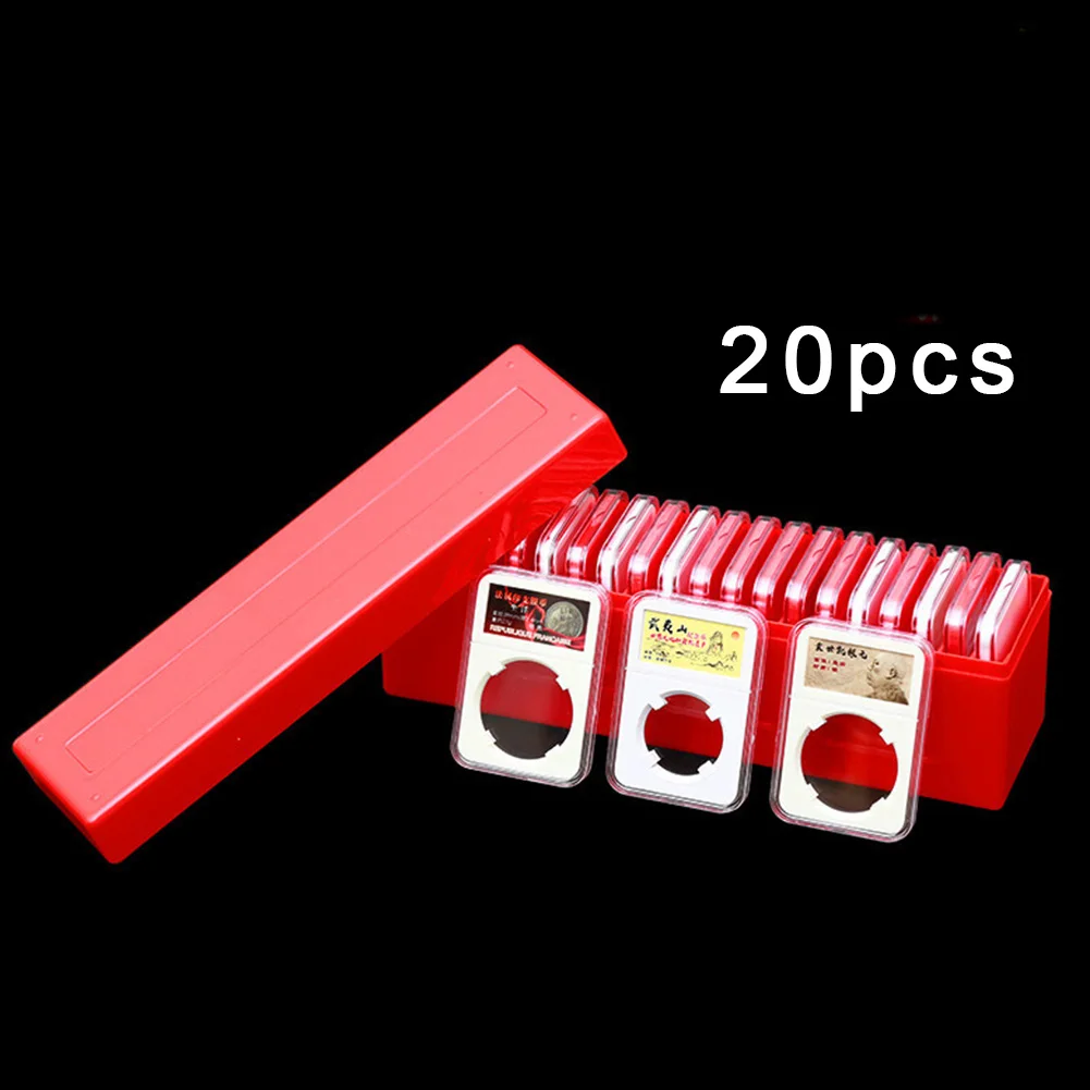 1PCS Plastic Commemorative Coin Storage Box Appraisal Storage Box PCGS Without 20 Rating Capsules Collection Holder 265*92*70mm
1PCS Plastic Commemorative Coin Storage Box Appraisal Storage Box PCGS Without 20 Rating Capsules Collection Holder 265*92*70mm