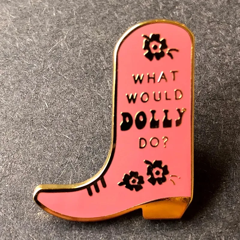 What Would Dolly Do Parton Cowboy Boot Enamel Brooch Pin Brooches Lapel Pins Badge Jacket Jewelry Accessories Fashion Gifts
What Would Dolly Do Parton Cowboy Boot Enamel Brooch Pin Brooches Lapel Pins Badge Jacket Jewelry Accessories Fashion Gifts
