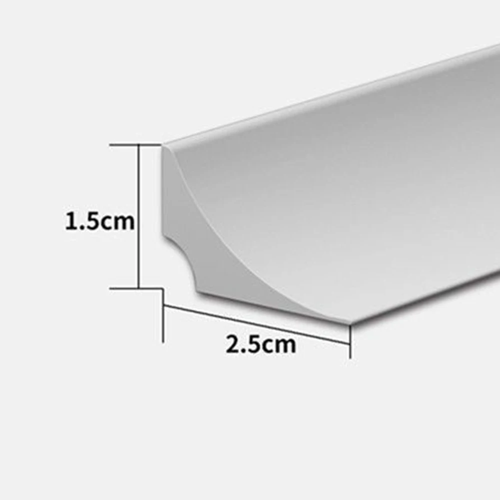 Black White Waterproof Barrier Waterproof Strip Shower Door Strip Silicone Water Stop Strip Bathroom Kitchen Self-adhesive
Black White Waterproof Barrier Waterproof Strip Shower Door Strip Silicone Water Stop Strip Bathroom Kitchen Self-adhesive