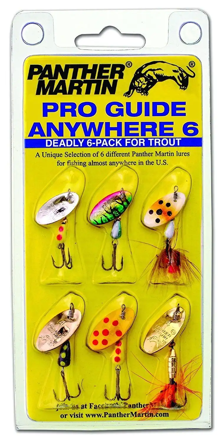 

of the Best Kit. AW6 Anywhere Pro Guide Trout Spinner Lures Vinilos pesca spinning mar pack Fishing supplies рыбалка то