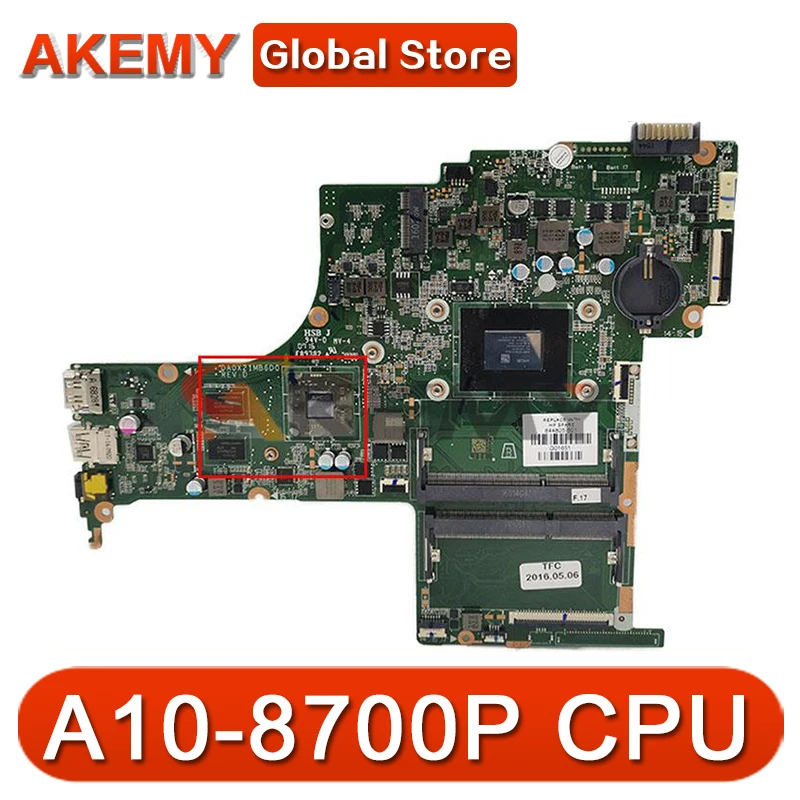 DA0X21MB6D0 A10-8700P CPU 216-0864018 Mainboard For HP Pavilion 15-AB 809408-001 Laptop Motherboard tested 100%
DA0X21MB6D0 A10-8700P CPU 216-0864018 Mainboard For HP Pavilion 15-AB 809408-001 Laptop Motherboard tested 100%