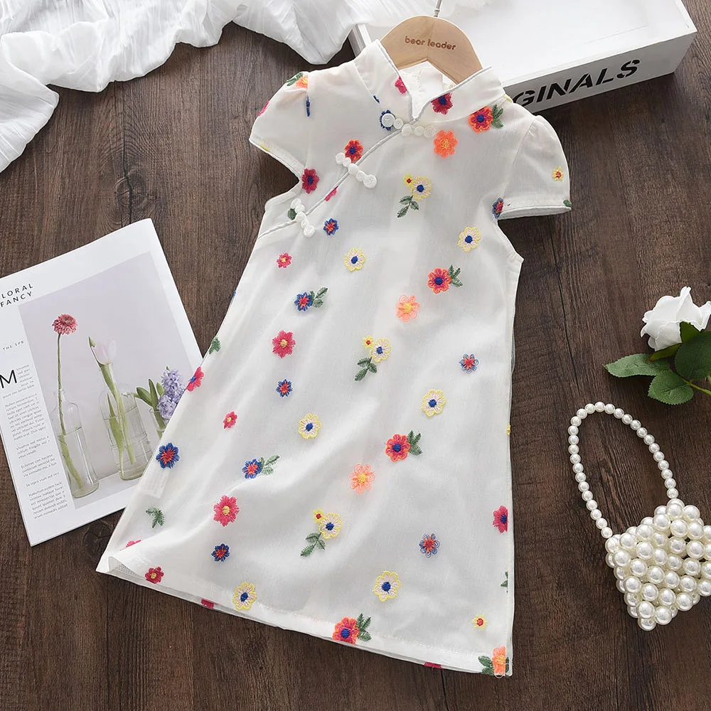 Keelorn Summer Baby Girls Embroidered Floral Solid Button-Up Dress Classic Style for Children To Party New Fashion Girls Dress
Keelorn Summer Baby Girls Embroidered Floral Solid Button-Up Dress Classic Style for Children To Party New Fashion Girls Dress
