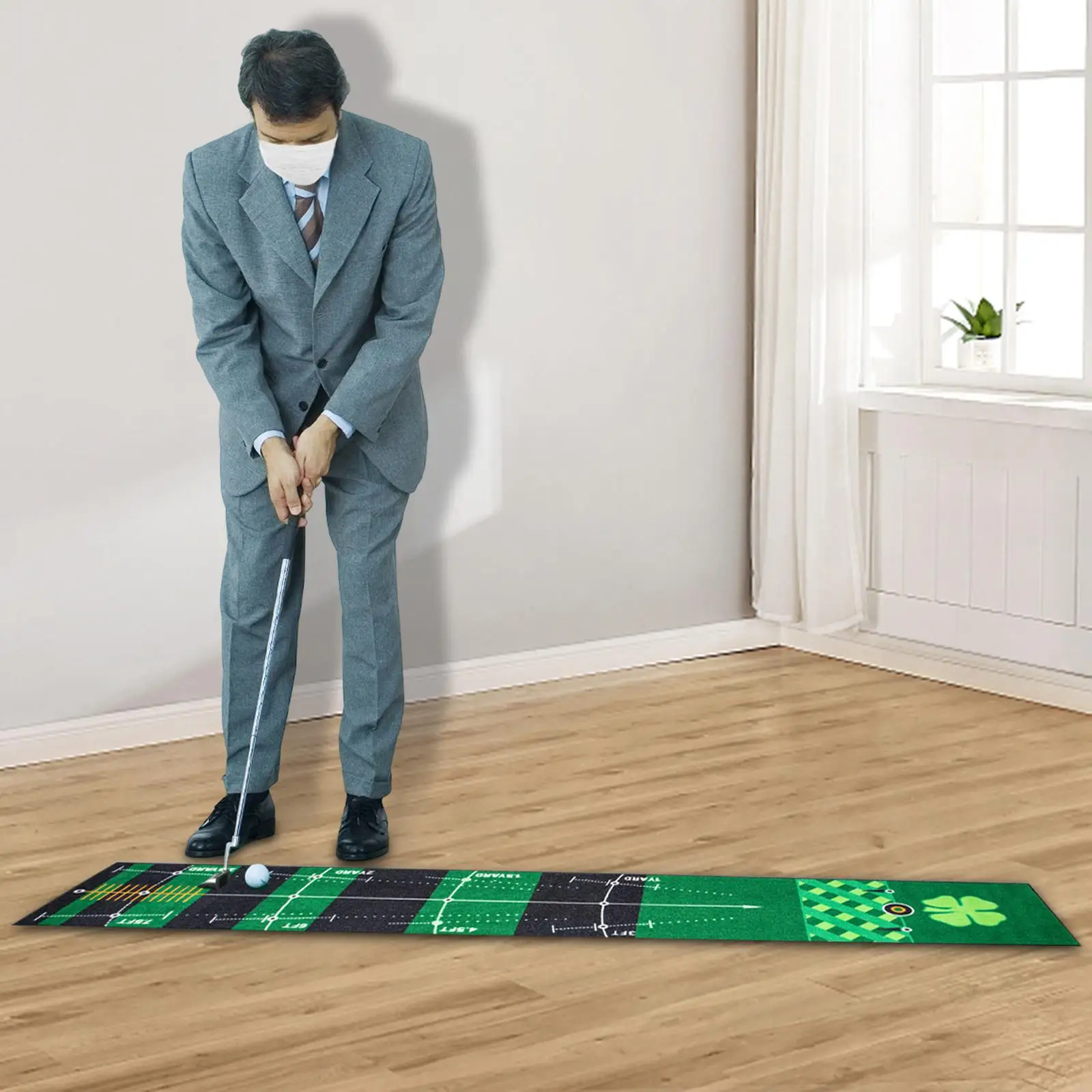 Golf Putting Mat Swing Detection Golf Hitting Pad for Indoor Outdoor Home Office
Golf Putting Mat Swing Detection Golf Hitting Pad for Indoor Outdoor Home Office