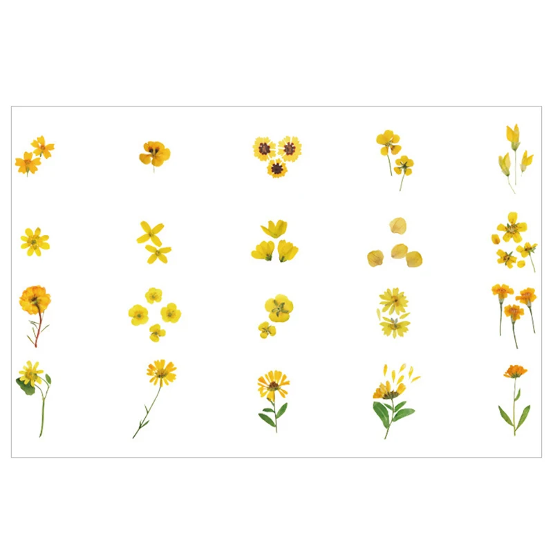 4 Styles 40Pcs/Bag Fresh Flower Stickers Ins Style Cute Hand Account Material Stickers Decorative Stationery Stickers 95x140mm
4 Styles 40Pcs/Bag Fresh Flower Stickers Ins Style Cute Hand Account Material Stickers Decorative Stationery Stickers 95x140mm