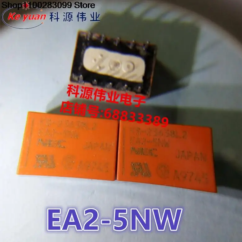 5 pieces NEC Relay EA2-5NW 10 PIN 5VDC 5V EA2-5NW