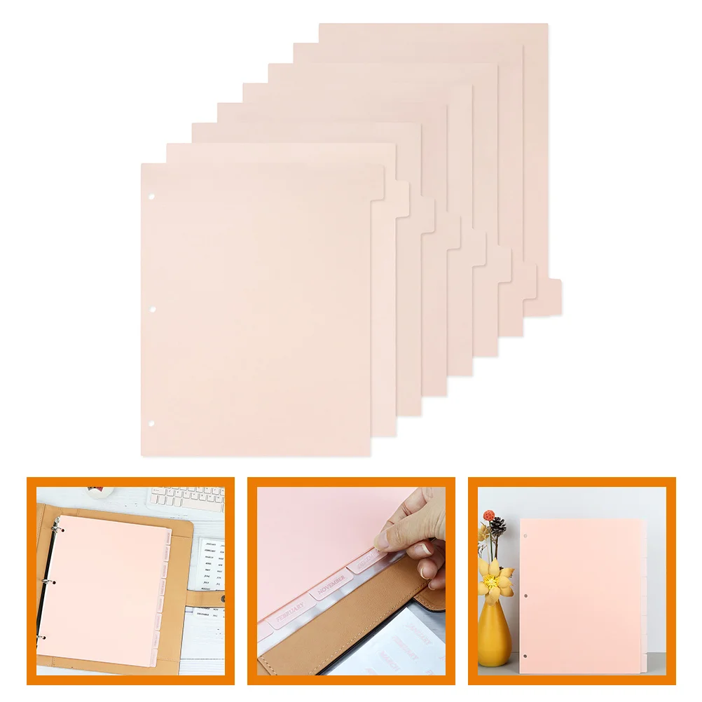 8 Sheets Handbook Separator 6 Ring Paper Dividers Plastic Binder Tab A4 3 Rings Pvc Index Organizer
8 Sheets Handbook Separator 6 Ring Paper Dividers Plastic Binder Tab A4 3 Rings Pvc Index Organizer