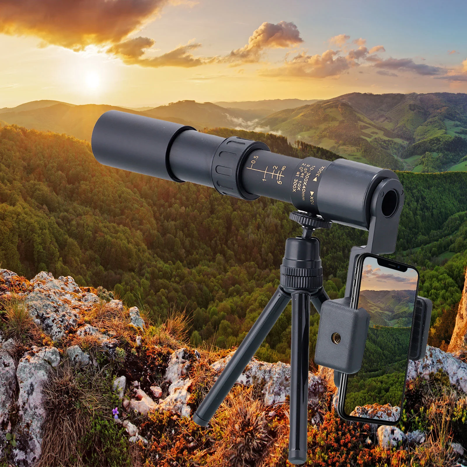 300x40 Monocular Powerful Binoculars Professional Long Range Telescope For Traveling Hunting Camping With High-Definition View
300x40 Monocular Powerful Binoculars Professional Long Range Telescope For Traveling Hunting Camping With High-Definition View