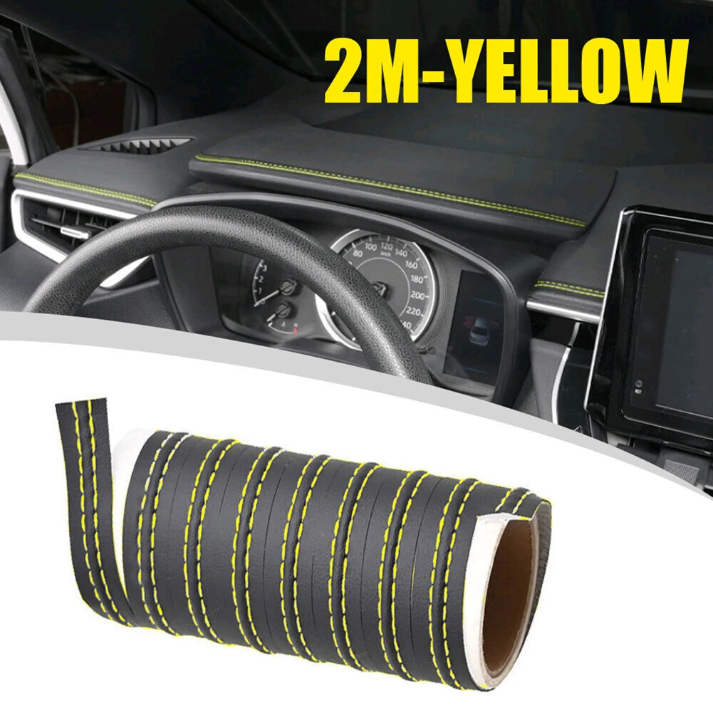 1pc 2M Car Trim Strip Dashboard Decor Line Strip Sticker Moulding Trim PU Leather Accessories Automotive Interior Stickers
1pc 2M Car Trim Strip Dashboard Decor Line Strip Sticker Moulding Trim PU Leather Accessories Automotive Interior Stickers