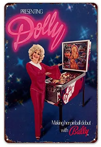 Жестяная вывеска Dolly - Parton Bally Pinball, винтажная репродукция рекламы, металлическая вывеска, домашний Настенный декор 8x12 дюймов
Жестяная вывеска Dolly - Parton Bally Pinball, винтажная репродукция рекламы, металлическая вывеска, домашний Настенный декор 8x12 дюймов