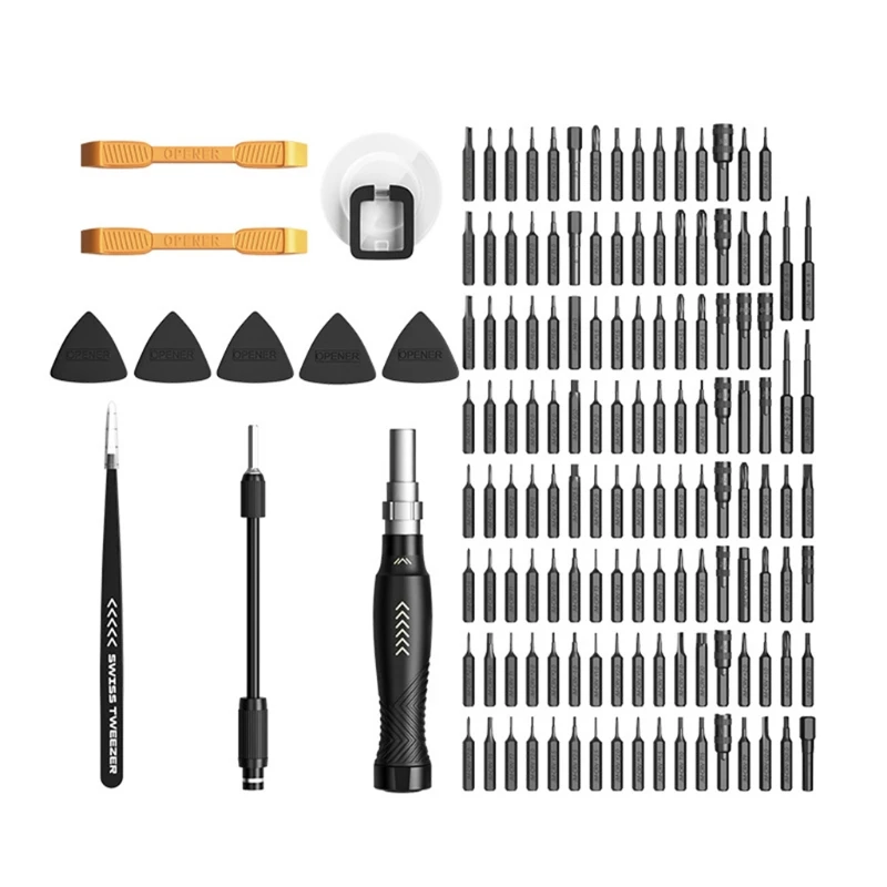 145-Piece Premium Security Screwdriver Bit Set with Tough Case Durable Chrome Screwdriver Bit Vanadium Alloy Steel
145-Piece Premium Security Screwdriver Bit Set with Tough Case Durable Chrome Screwdriver Bit Vanadium Alloy Steel