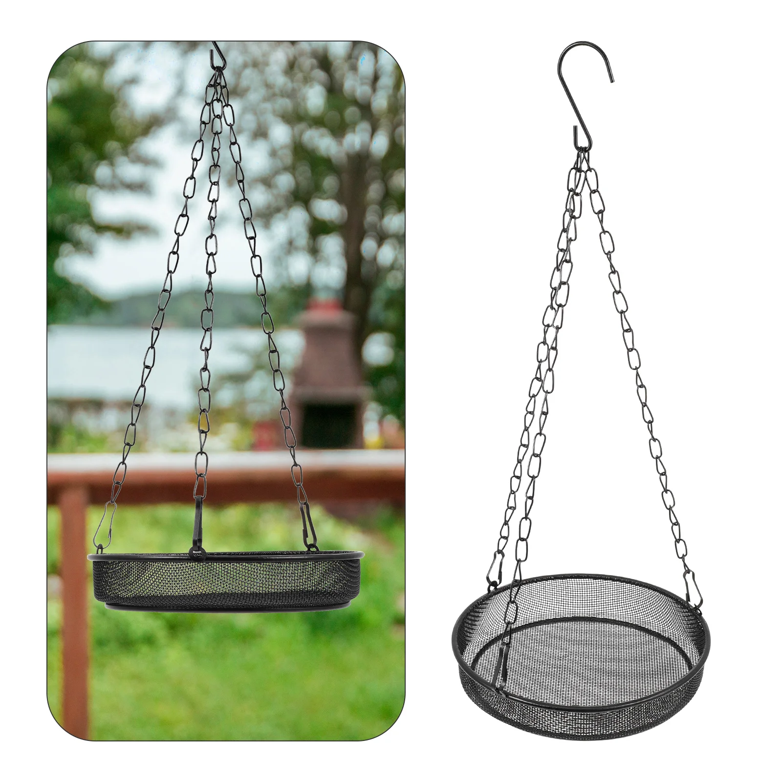 Bird Feeder Mesh Design Food Container Cage Holder Dispenser Feeding Tool Hanging Steel Practical Trays
Bird Feeder Mesh Design Food Container Cage Holder Dispenser Feeding Tool Hanging Steel Practical Trays