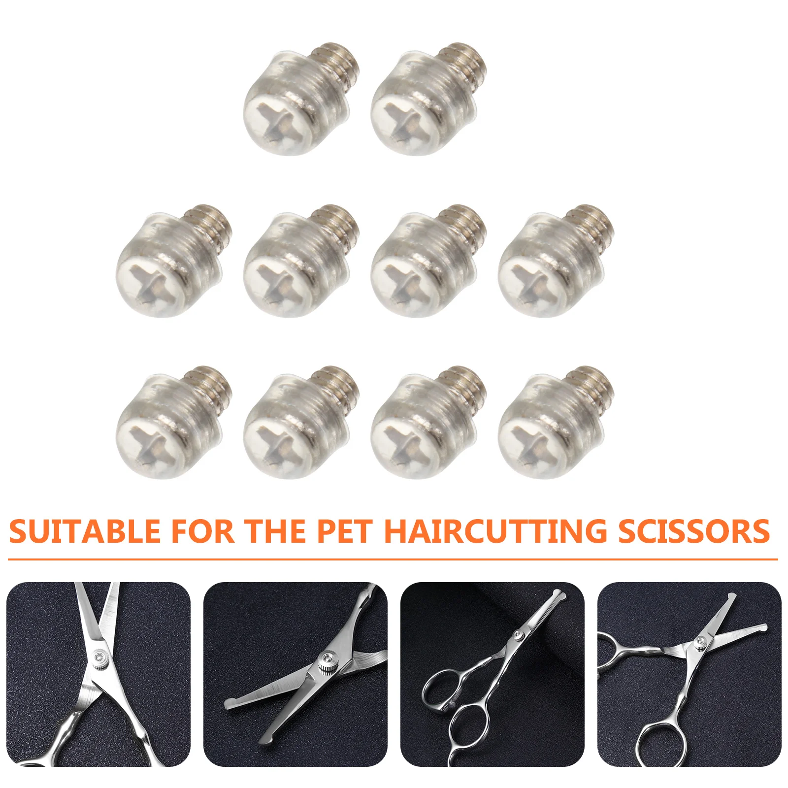 

10 Pcs Scissors Muffler Mute Accessory Pet Haircutting Silencer Accessories Bumper Silencers Easy You Install