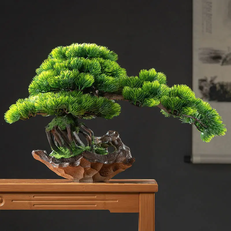 Simulation welcome pine ornaments green plant Chinese hotel living room porch indoor fake plant Arhat pine tree cypress bonsai
Simulation welcome pine ornaments green plant Chinese hotel living room porch indoor fake plant Arhat pine tree cypress bonsai