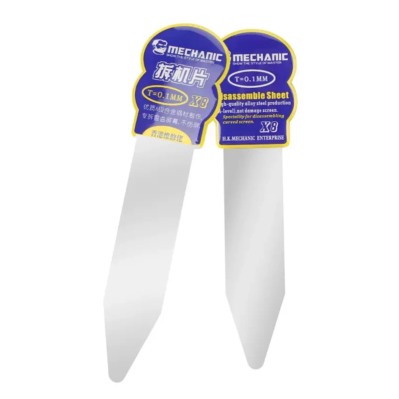 MECHANIC X8 Высокопрочная карта для разборки изогнутого экрана, открывающийся ЖК-экран мобильного телефона, инструмент для открытия листа
MECHANIC X8 Высокопрочная карта для разборки изогнутого экрана, открывающийся ЖК-экран мобильного телефона, инструмент для открытия листа