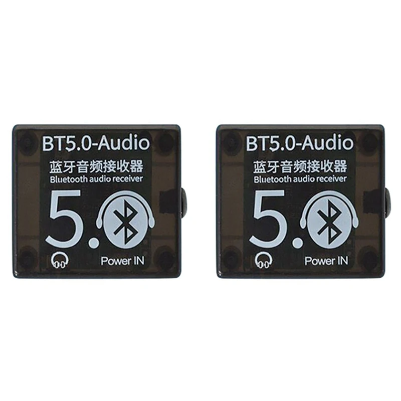 Bluetooth Audio Receiver BT5.0 MP3 Decoder Board Lossless Player Wireless Stereo Music Amplifier Module With Case 2PCS
Bluetooth Audio Receiver BT5.0 MP3 Decoder Board Lossless Player Wireless Stereo Music Amplifier Module With Case 2PCS