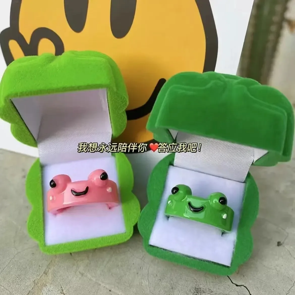 Cute Smile Frog Rings For Women Girls Funny Cartoon Animal Rings Aesthetic Jewelry Greative Friendship Ring Party Travel Gifts
Cute Smile Frog Rings For Women Girls Funny Cartoon Animal Rings Aesthetic Jewelry Greative Friendship Ring Party Travel Gifts