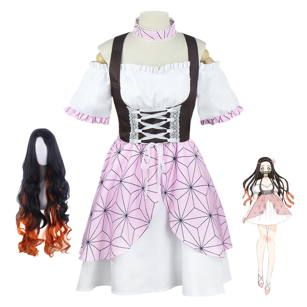 Костюм для косплея камадо незуко из аниме «рассекающий демонов», одежда для ролевых игр, костюм, жилет, парик для женщин и девушек, для Хэлло...
Костюм для косплея камадо незуко из аниме «рассекающий демонов», одежда для ролевых игр, костюм, жилет, парик для женщин и девушек, для Хэлло...