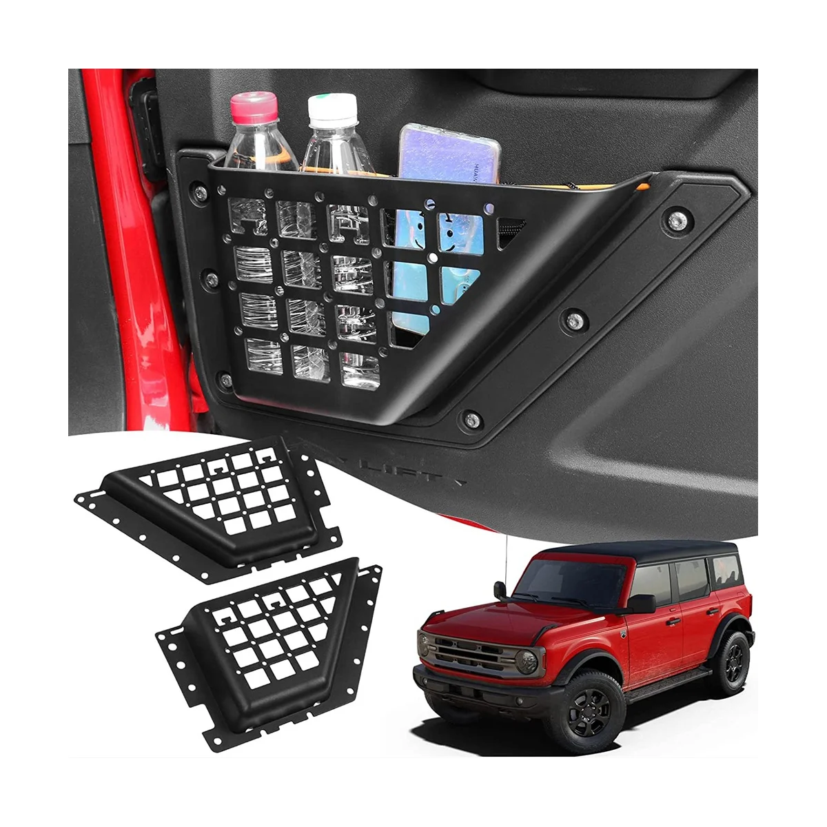 Front Door Storage Box for Ford Bronco 2021 2022 2023 Accessories Door Side Organizer Storage 2Pcs
Front Door Storage Box for Ford Bronco 2021 2022 2023 Accessories Door Side Organizer Storage 2Pcs
