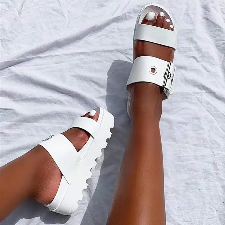Fashion Women Slippers 2022 New Summer Wedges Slippers Women Casual Platform Sandals Button Slides Outdoor Sandals Zapato Mujer
Fashion Women Slippers 2022 New Summer Wedges Slippers Women Casual Platform Sandals Button Slides Outdoor Sandals Zapato Mujer