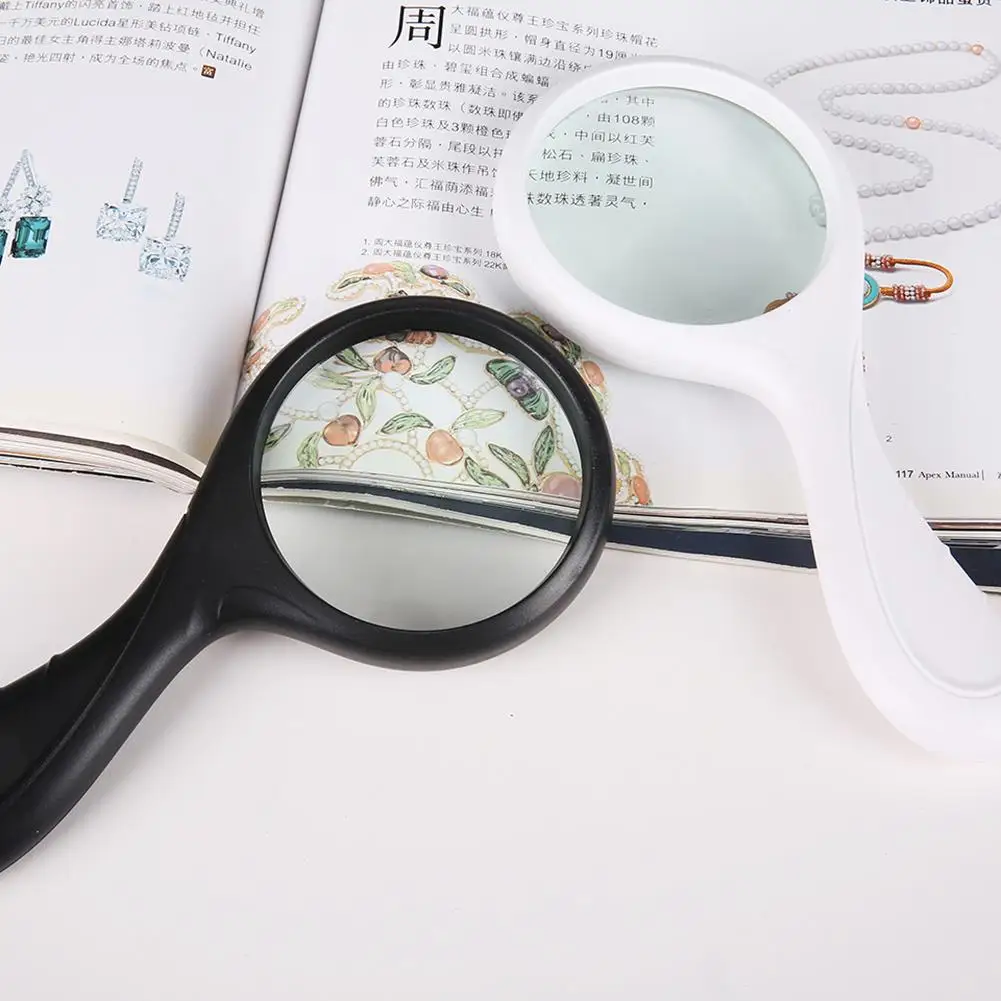 Glass Eye High Definition Magnifiers Loupe Handheld Jewelry ABS Rubber Magnifier for Newspaper Book Reading Supplies
Glass Eye High Definition Magnifiers Loupe Handheld Jewelry ABS Rubber Magnifier for Newspaper Book Reading Supplies