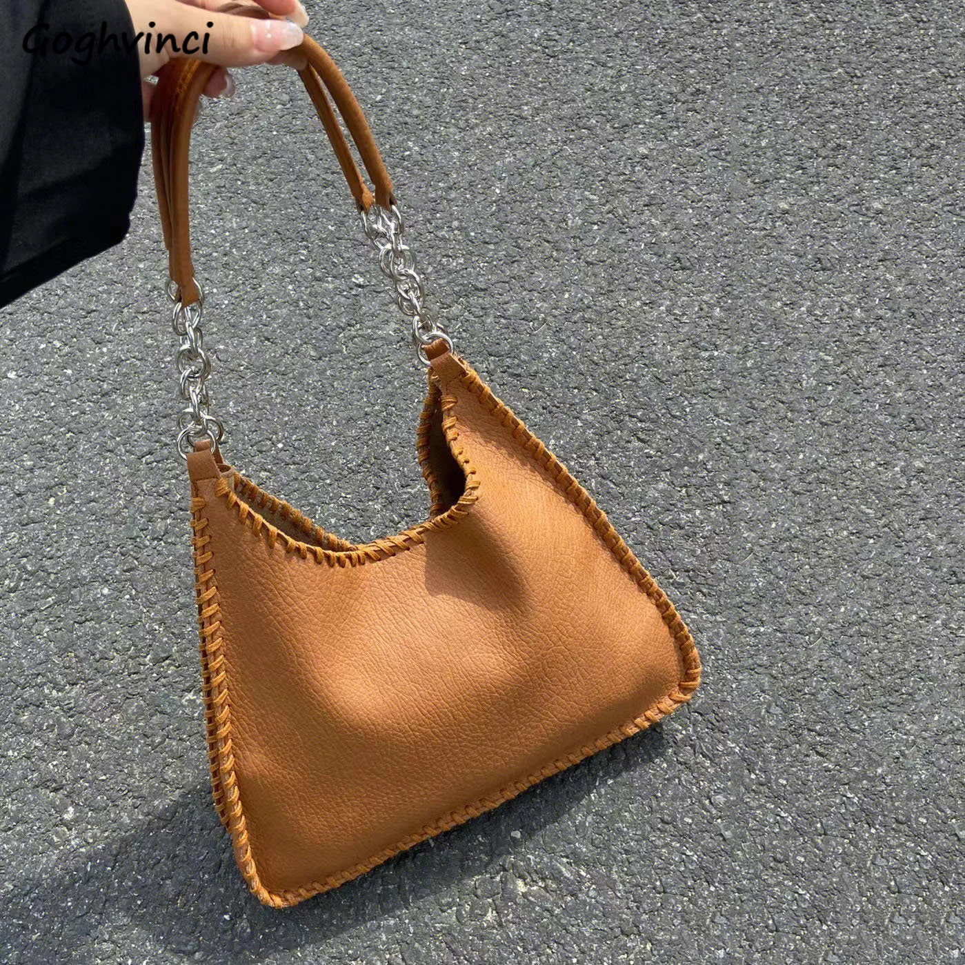 Shoulder Bags Women Fashion Underarm Chain Bag Office Lady All-match PU Leather Vintage Totes Large Capacity Handbags Female Ins
Shoulder Bags Women Fashion Underarm Chain Bag Office Lady All-match PU Leather Vintage Totes Large Capacity Handbags Female Ins
