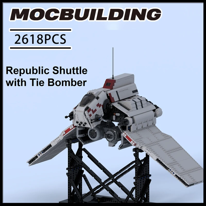 Конструктор звёздный фильм эксперт MOC блоки Республика шаттл с галстуком бомбардировщик космические войны Строительная модель конечный Ко...
Конструктор звёздный фильм эксперт MOC блоки Республика шаттл с галстуком бомбардировщик космические войны Строительная модель конечный Ко...