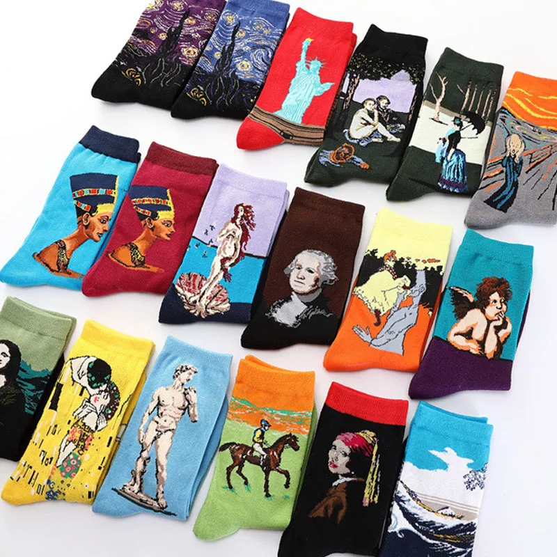 Женские зимние носки в стиле ретро с изображением звездной ночи
Женские зимние носки в стиле ретро с изображением звездной ночи