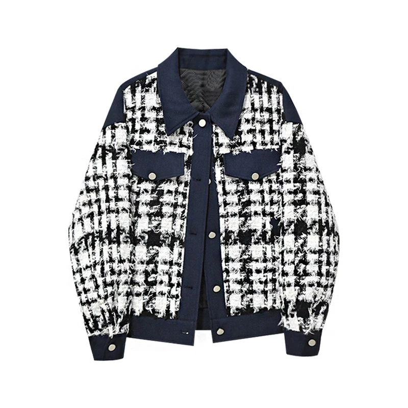 KBAT Lapel Collar Tweed Jacket Women 2022 Autumn New Korean Fashion Women Loose Small Fragrance Jacket Temperament Top Female
KBAT Lapel Collar Tweed Jacket Women 2022 Autumn New Korean Fashion Women Loose Small Fragrance Jacket Temperament Top Female