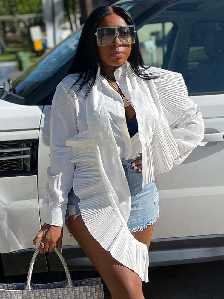 Women Long Sleeve Irregular Splicing Shirt High Quality Clothes Sexy Long Office Lady Shirts Blouses 2022 Hot Sale Fashion
Women Long Sleeve Irregular Splicing Shirt High Quality Clothes Sexy Long Office Lady Shirts Blouses 2022 Hot Sale Fashion