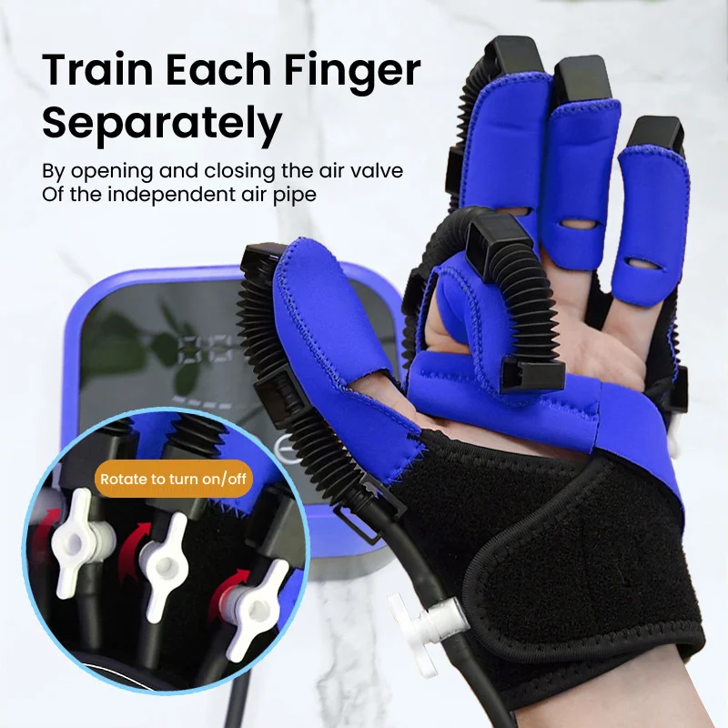 Rehabilitation Robot Glove LCD Screen Displays Multifunctional Hand Training Device Finger Exerciser Training Equipment 4000mAh
Rehabilitation Robot Glove LCD Screen Displays Multifunctional Hand Training Device Finger Exerciser Training Equipment 4000mAh