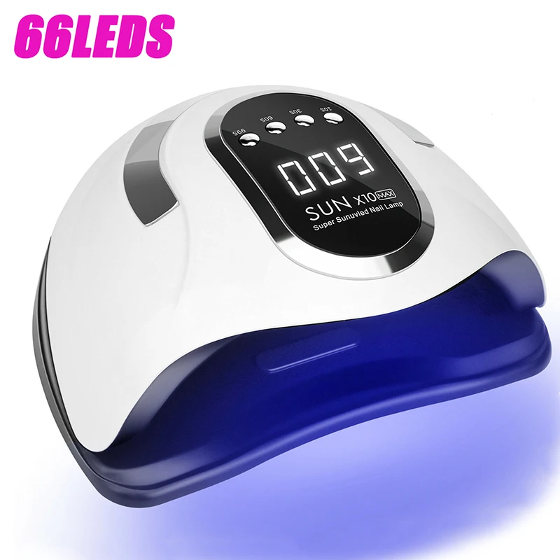 Лампа SUN X10 MAX для сушки ногтей, УФ светодиодный лампа для ногтей, высокомощная лампа для отверждения ногтей 66 светодиодов с датчиком движени...
Лампа SUN X10 MAX для сушки ногтей, УФ светодиодный лампа для ногтей, высокомощная лампа для отверждения ногтей 66 светодиодов с датчиком движени...