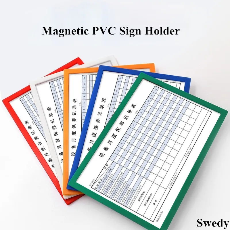 A4 210x297mm Plastic PVC Sheet Protector Sign Holder Promotional Refrigerator Magnetic Stick Picture Photo Document Frame
A4 210x297mm Plastic PVC Sheet Protector Sign Holder Promotional Refrigerator Magnetic Stick Picture Photo Document Frame