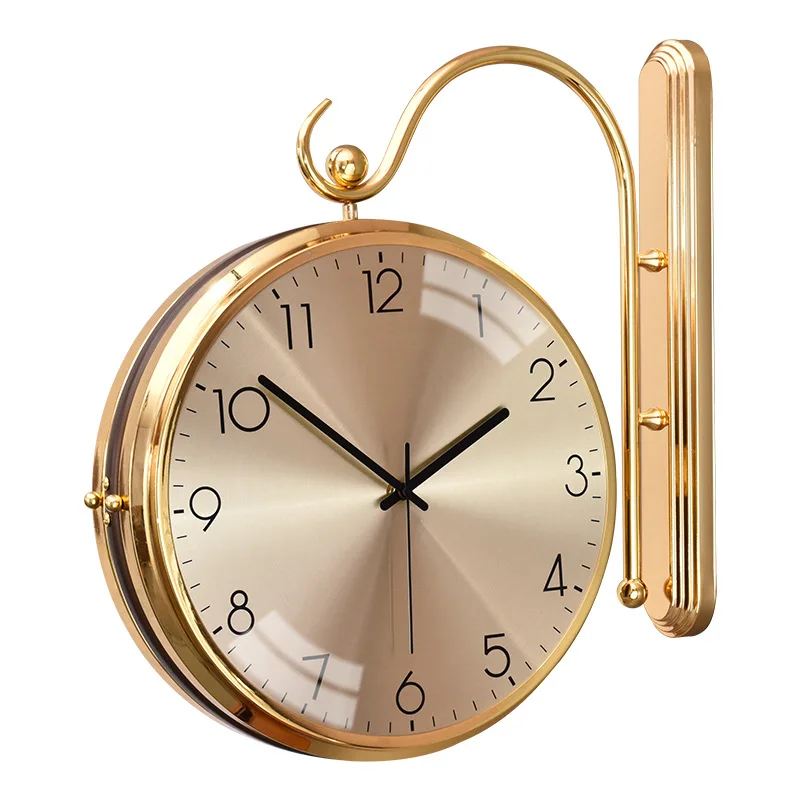 Nordic Luxury Fashion Two Side Clock Simple Personality Clock Modern Clock Wall House Decoration Living Room Decoration
Nordic Luxury Fashion Two Side Clock Simple Personality Clock Modern Clock Wall House Decoration Living Room Decoration