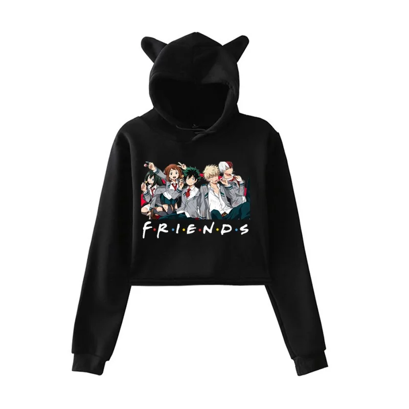 Band Women Cat Ear Sweatshirt Anime My Hero Academia Sweatshirt Crop Tops Hooded Japanese Anime Friends Boku No Hero Academia Cl
Band Women Cat Ear Sweatshirt Anime My Hero Academia Sweatshirt Crop Tops Hooded Japanese Anime Friends Boku No Hero Academia Cl