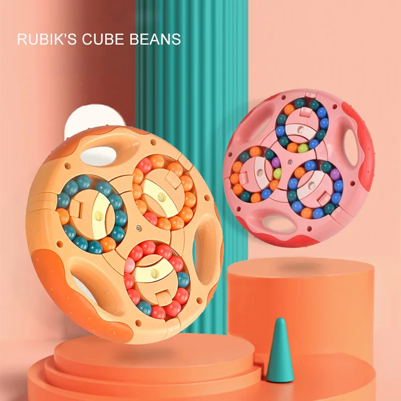 New Rotating Magic Bean Fingertip Toys Adults Stress Relief Spin Bead Puzzles Children Education Intelligence Game Sensory Toys
New Rotating Magic Bean Fingertip Toys Adults Stress Relief Spin Bead Puzzles Children Education Intelligence Game Sensory Toys