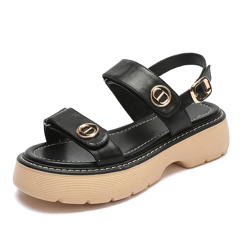 2022 Summer Women's Sandals Gladiator Bottom The Thick Genuine Leather Roman Style Sports Casual Sandals Metal Decoration
2022 Summer Women's Sandals Gladiator Bottom The Thick Genuine Leather Roman Style Sports Casual Sandals Metal Decoration