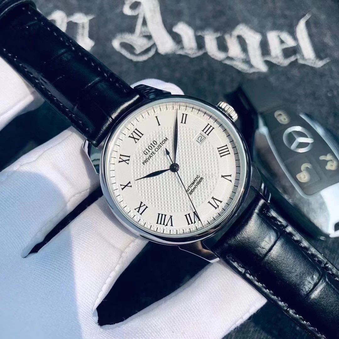 Luxury Automatic Mechanical Mens Watch Sapphire Stainless Steel Black Brown Leather White Rome Dial
Luxury Automatic Mechanical Mens Watch Sapphire Stainless Steel Black Brown Leather White Rome Dial