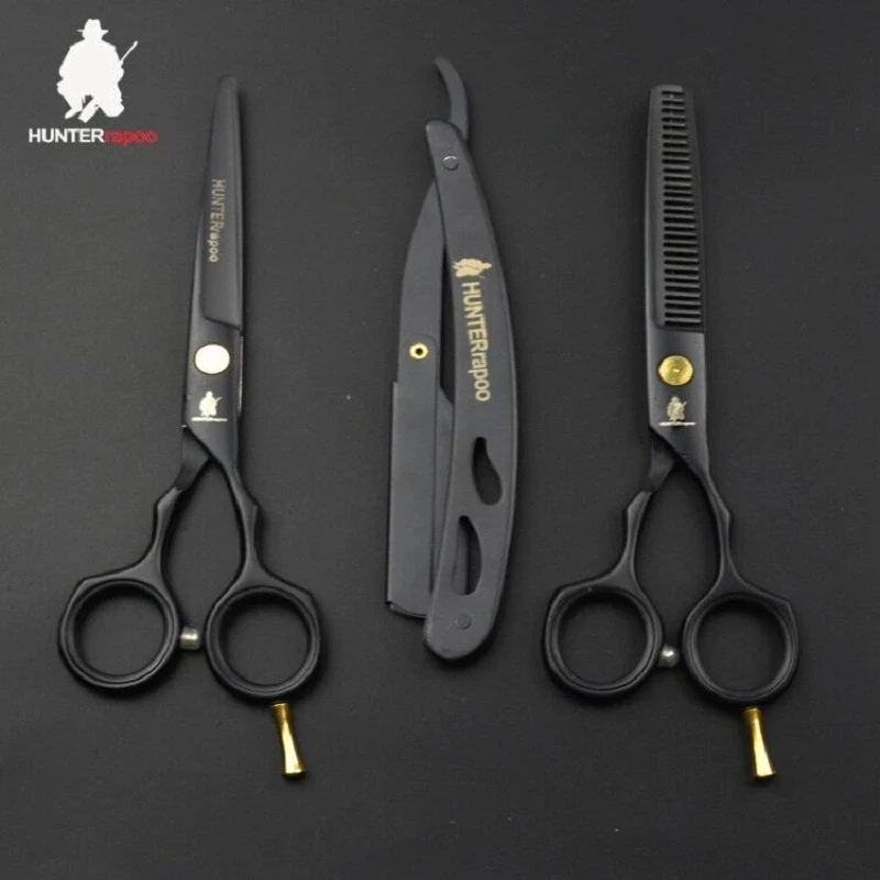 

Forbici per parrucchieri in acciaio inossidabile da 5.5 "pollici Set di forbici da barbiere strumenti per lo Styling dei capelli