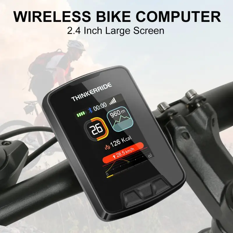 Call Reminder Bicycle Computer GPS Wireless Bicycle Odometer LCD Screen Intelligent Map Navigation Cycling Speedometer Stopwatch
Call Reminder Bicycle Computer GPS Wireless Bicycle Odometer LCD Screen Intelligent Map Navigation Cycling Speedometer Stopwatch