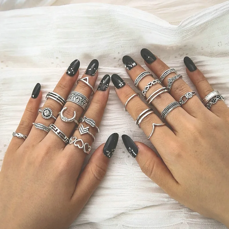 Vintage Punk Metal Multi Element Ring Set For Women Men Antique Silver Color Butterfly Snake Skull Finger Rings Gothic Jewelry
Vintage Punk Metal Multi Element Ring Set For Women Men Antique Silver Color Butterfly Snake Skull Finger Rings Gothic Jewelry