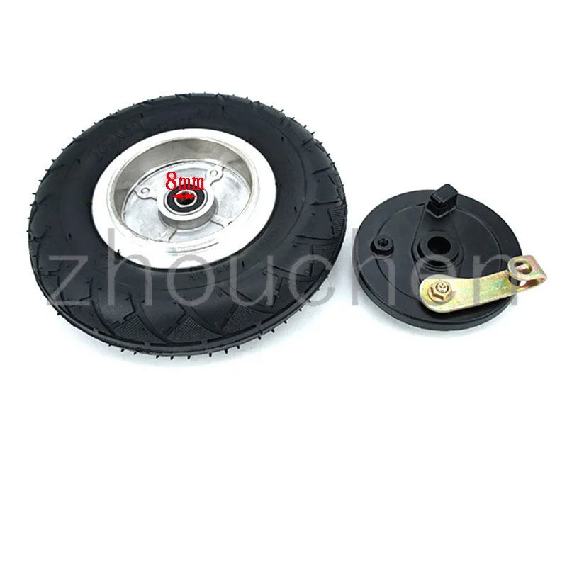 

8 inch front wheel scooter with drum brake 200x50 pneumatic scooter tires for Xiaomi Mijia M365 scooter tires