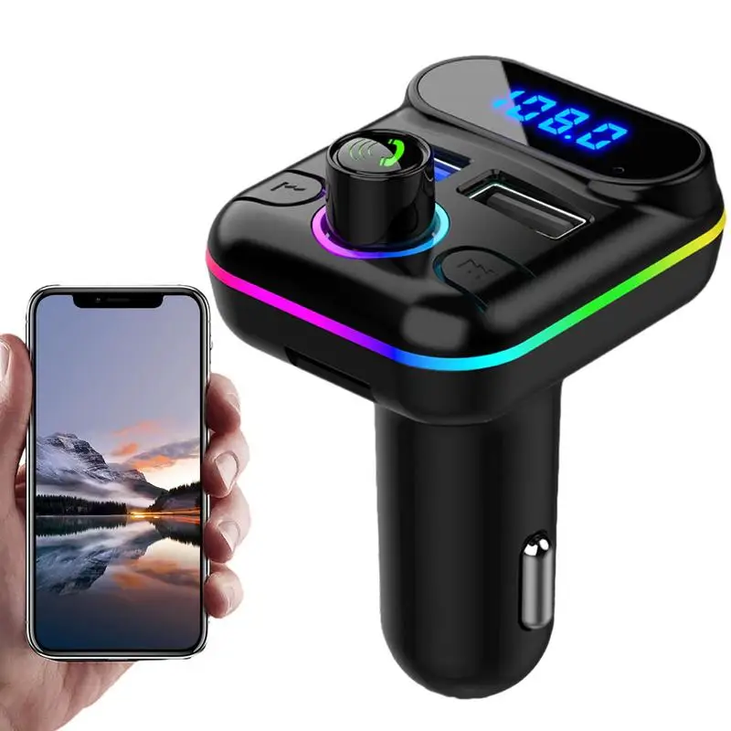 

Car MP3 Player Car USB Fast M33 Car Charger Mp3 Transmitter Player U Disk Fm Call Bluetoot Support Hands-free Transmitters