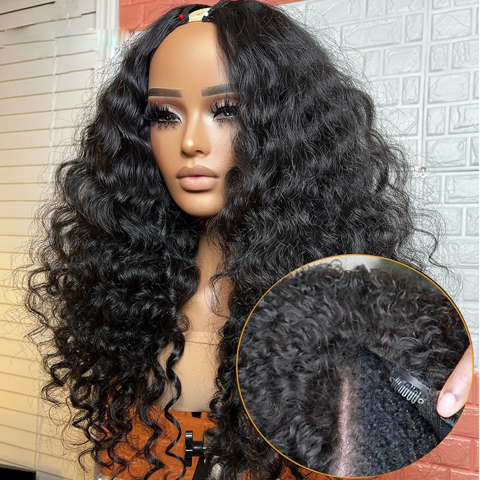 Soft Glueless 24 inch Jet Black Loose Wave U Part Wig European Remy Human Hair Long Jewish Soft Wig For Black Women Daily
Soft Glueless 24 inch Jet Black Loose Wave U Part Wig European Remy Human Hair Long Jewish Soft Wig For Black Women Daily