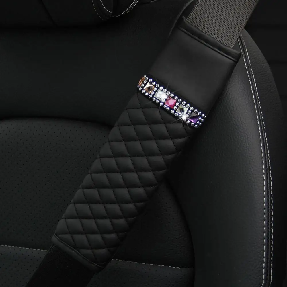 Shining Rhinestones Decor Seat Belt Cover Sparkling Rhinestone Auto Seat Belt Covers Stylish Comfortable Breathable for A
Shining Rhinestones Decor Seat Belt Cover Sparkling Rhinestone Auto Seat Belt Covers Stylish Comfortable Breathable for A