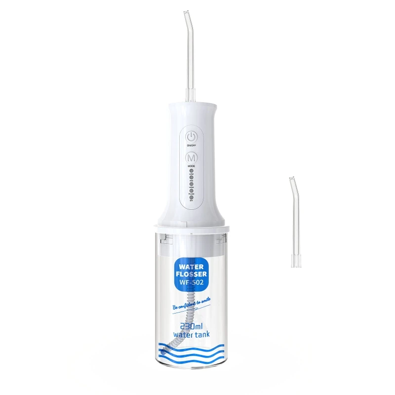 Mini Portable Oral Irrigator Dental Irrigator Teeth Water Flosser Buccal Tooth Cleaner Water Pulse 230ML Water for Tank
Mini Portable Oral Irrigator Dental Irrigator Teeth Water Flosser Buccal Tooth Cleaner Water Pulse 230ML Water for Tank