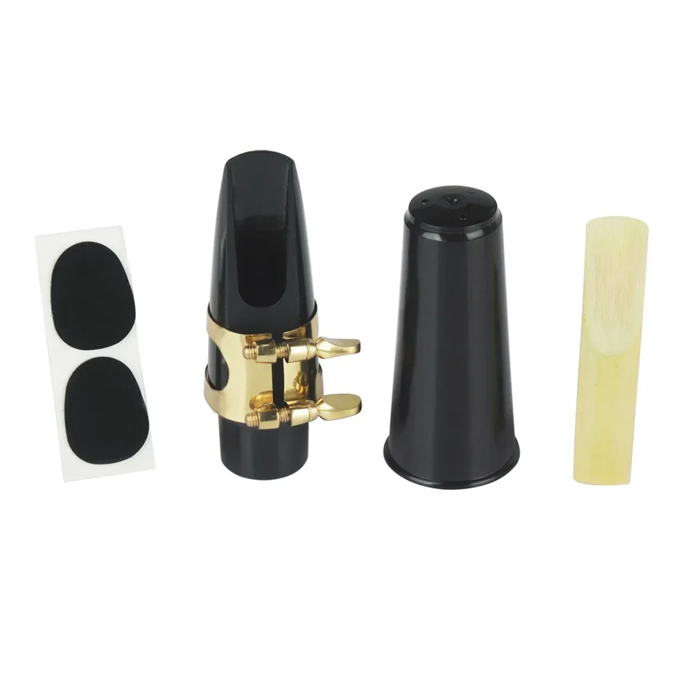 Saxophone Mouthpiece Set Black Appearance Suitable For Alto Saxophone Accessories Mouthpiece Metal Clip Tooth Pad Reeds
Saxophone Mouthpiece Set Black Appearance Suitable For Alto Saxophone Accessories Mouthpiece Metal Clip Tooth Pad Reeds